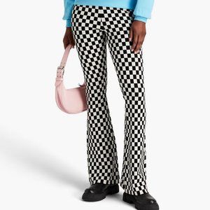 BAUM UND PFERDGARTEN Caramba Checked Flared Trousers - Size L